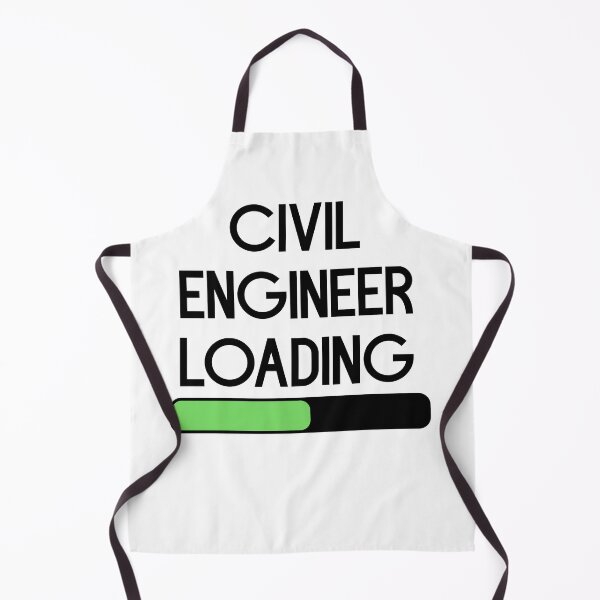 Item preview, Civil Engineer Loading (For 4-7 semester) White designed and sold by bumperapparels.