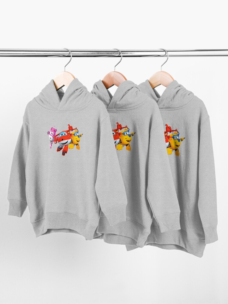 Alternate view of Super wings cartoon Toddler Pullover Hoodie