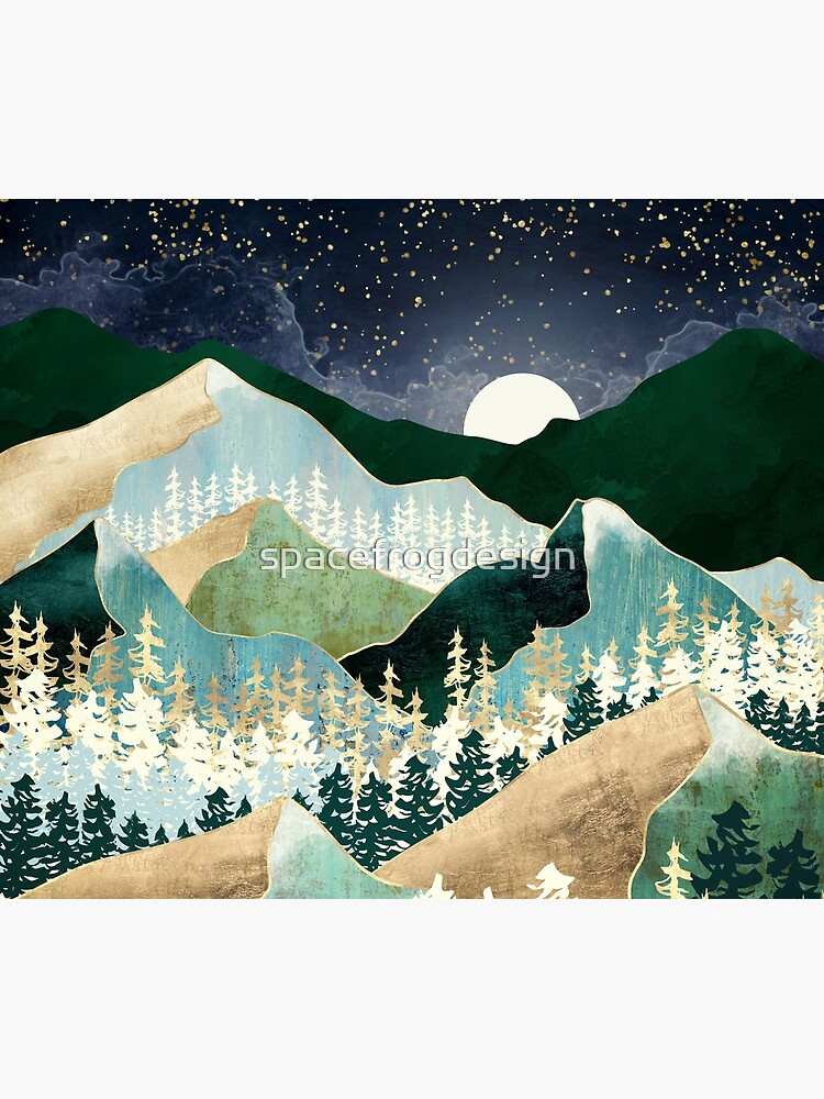 Spring Night Vista by spacefrogdesign