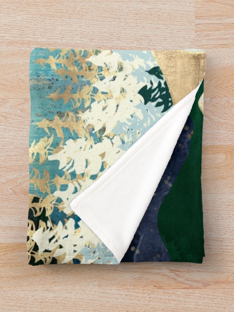 Alternate view of Spring Night Vista Throw Blanket