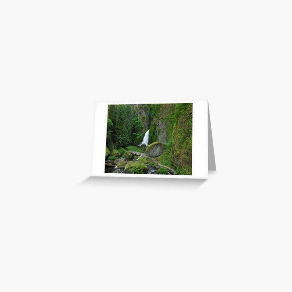 Wahclella Falls 1614_051716 Greeting Card