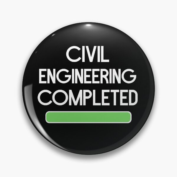 Item preview, Civil Engineering Completed (After 8 semester) white designed and sold by bumperapparels.