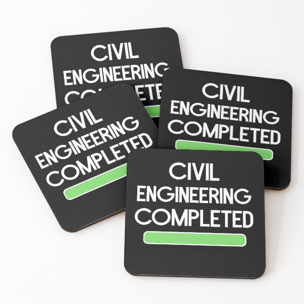 Item preview, Civil Engineering Completed (After 8 semester) white designed and sold by bumperapparels.