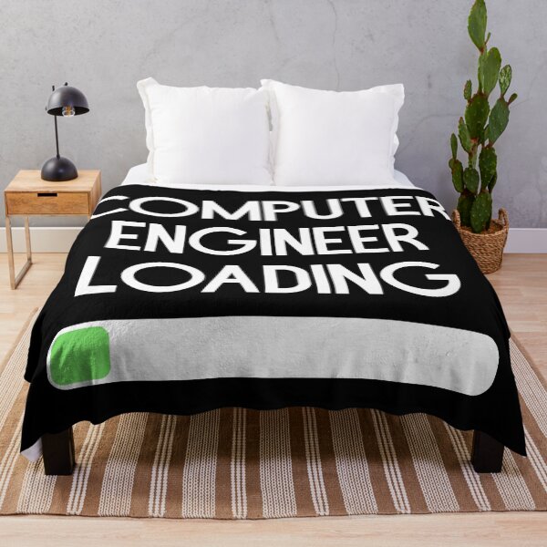 Item preview, Computer Engineer Loading (For 1-3 semester) white designed and sold by bumperapparels.