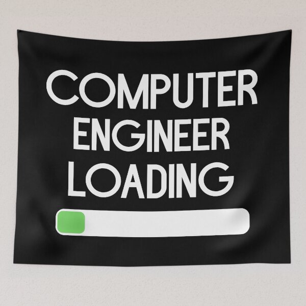 Item preview, Computer Engineer Loading (For 1-3 semester) white designed and sold by bumperapparels.