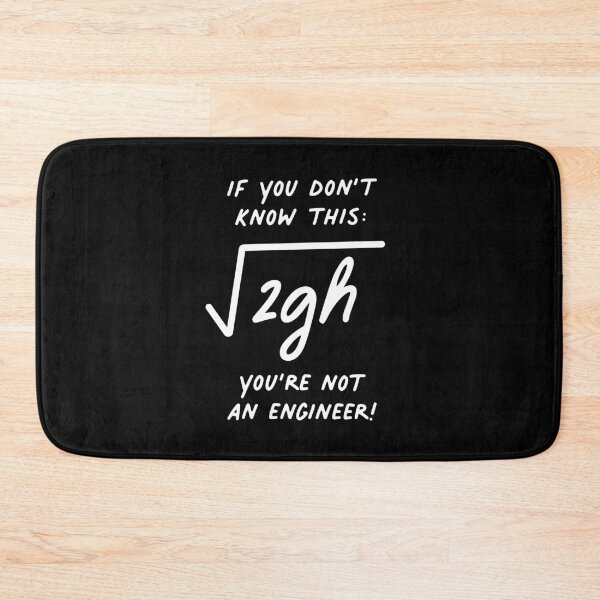 Item preview, If You don't know this, You're not an Engineer - Velocity of Free Fall designed and sold by teeworthy.