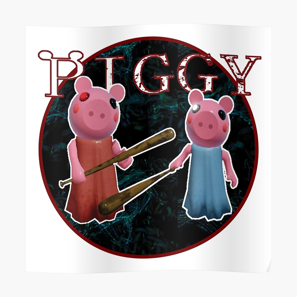 Piggy Roblox Roblox Game Roblox Characters Sticker By Affwebmm Redbubble - pictures of roblox characters die