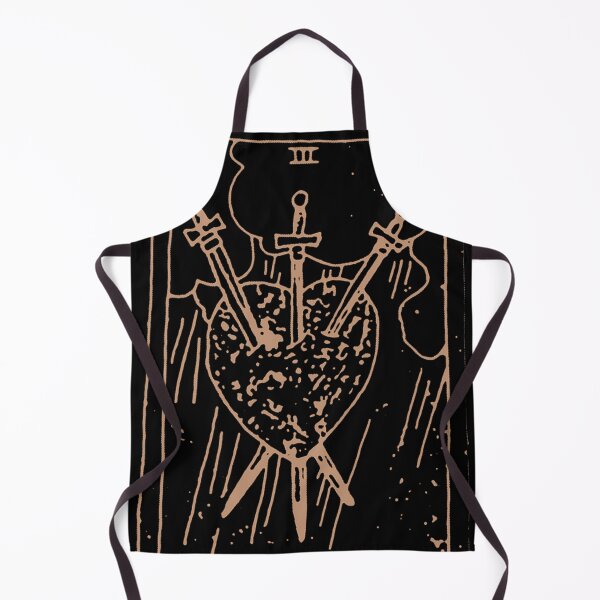 Item preview, 3 Of Swords Poster Effect Tarot designed and sold by WildandDivine.