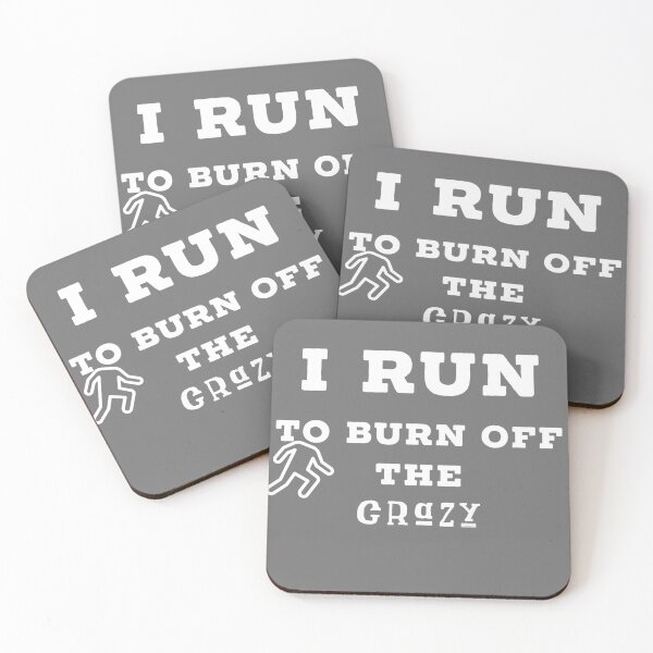 Item preview, I run to burn off the crazy designed and sold by Raw Creative Prints.