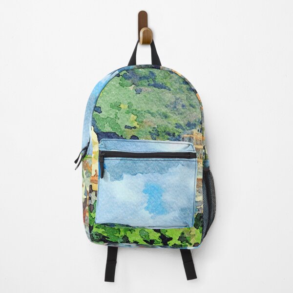 Item preview, Landscape with village surrounded by mountains designed and sold by Giuseppe Cocco.