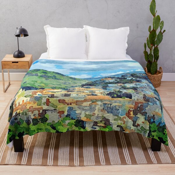 Item preview, Landscape with village surrounded by mountains designed and sold by Giuseppe Cocco.