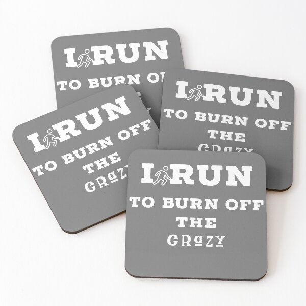Item preview, I run to burn off the crazy designed and sold by Raw Creative Prints.