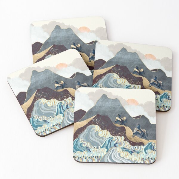Item preview, Metallic Waves designed and sold by spacefrogdesign.