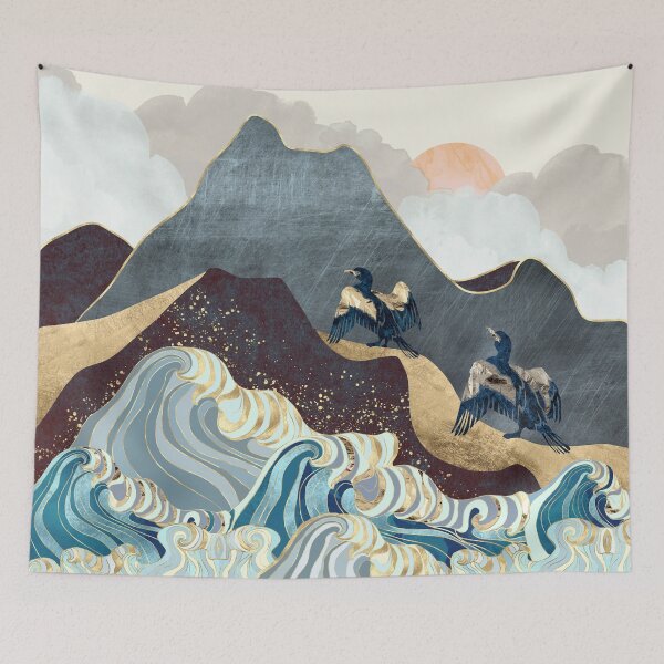 Item preview, Metallic Waves designed and sold by spacefrogdesign.