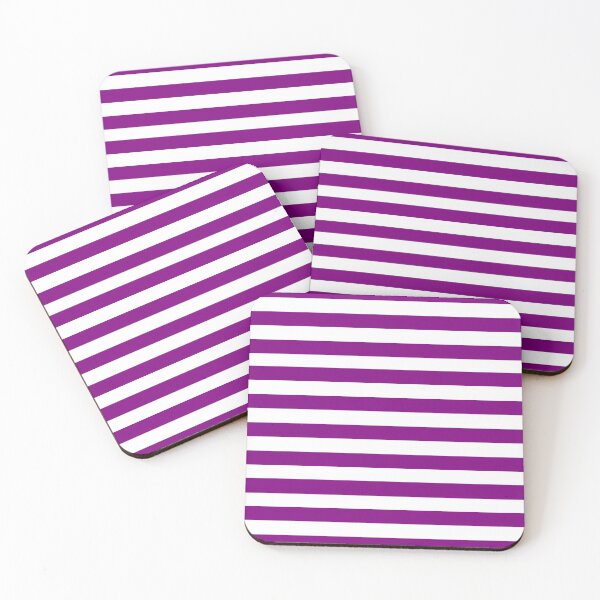 Item preview, White and purple stripes designed and sold by MZ-Art.