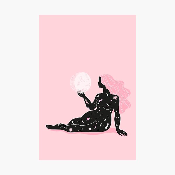 Vista previa del artículo con la obra «diosa de la luna», diseñado y vendido por anneamanda.