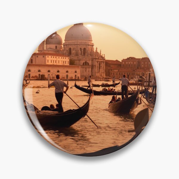 Item preview, Gondolas at Sunset [square] designed and sold by scottimage.