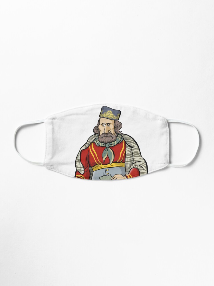 Alternate view of Giuseppe Garibaldi Mask