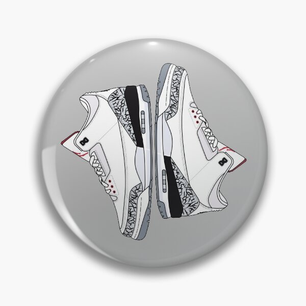 Item preview, Air Jordan 3 - White Cement designed and sold by ARTFROMSOLE.