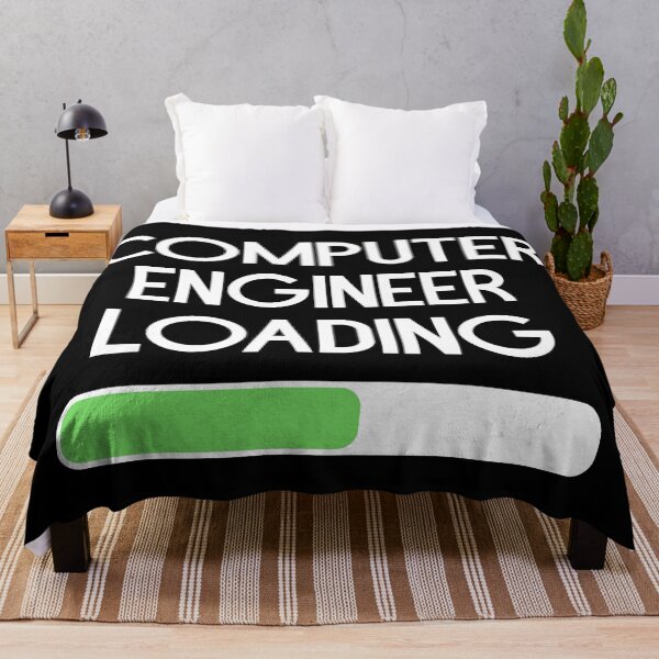 Item preview, Computer Engineer Loading (For 4-7 semester) White designed and sold by bumperapparels.