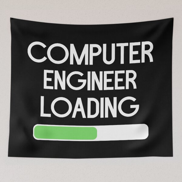 Item preview, Computer Engineer Loading (For 4-7 semester) White designed and sold by bumperapparels.