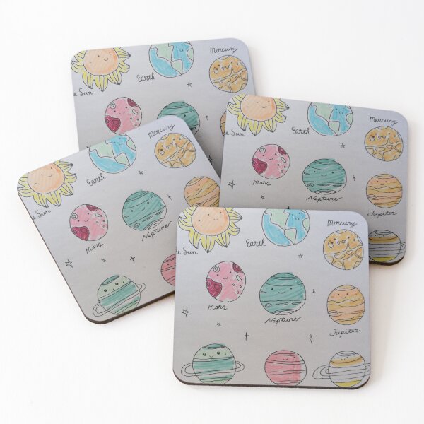 Item preview, Kawaii planets  designed and sold by kaori-art.