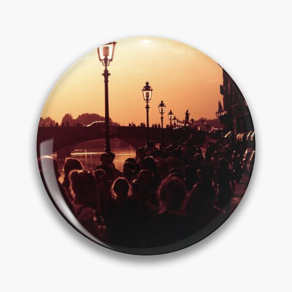 Item preview, Florence promenade at Dusk [sqaure] designed and sold by scottimage.
