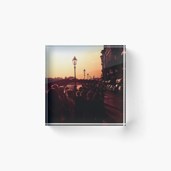 Item preview, Florence promenade at Dusk [sqaure] designed and sold by scottimage.