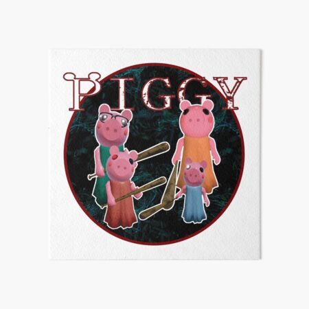 Piggy Roblox Art Board Prints Redbubble - dinosaur roblox skins piggy roblox