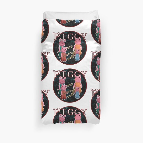 Piggy Roblox Roblox Game Roblox Characters Duvet Cover By Affwebmm Redbubble - santa claus roblox