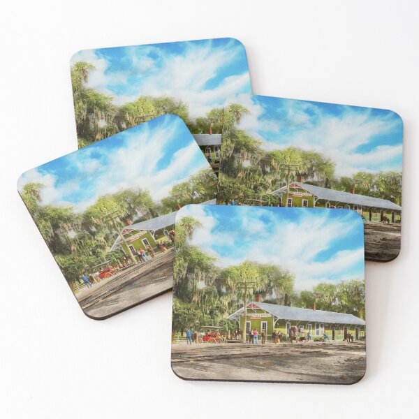 Item preview, Train Station - New Smyrna Train Station 1904 designed and sold by Mike Savad Photography.
