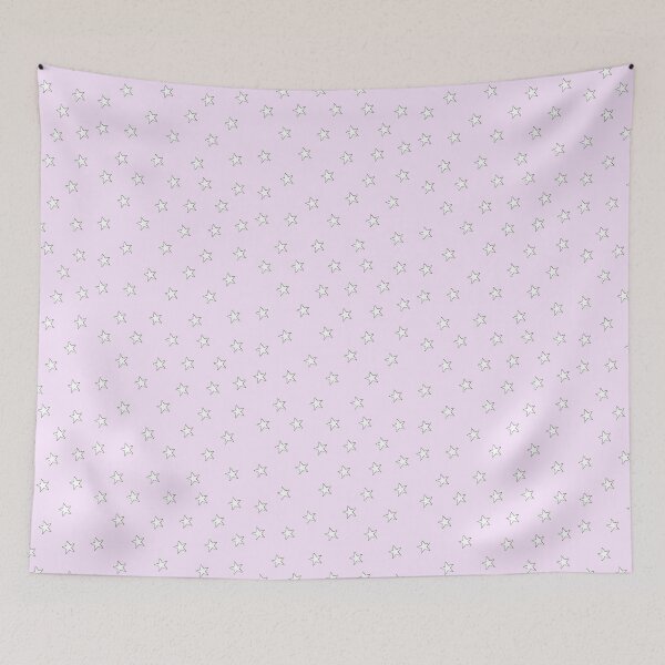Item preview, Trendy Pink with White Stars designed and sold by adelaideb1.