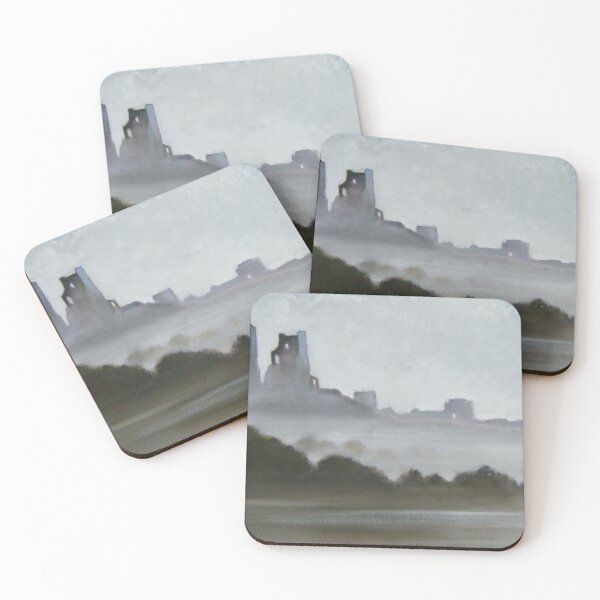 Item preview, Corfe Castle in the mist designed and sold by CSJcreations.