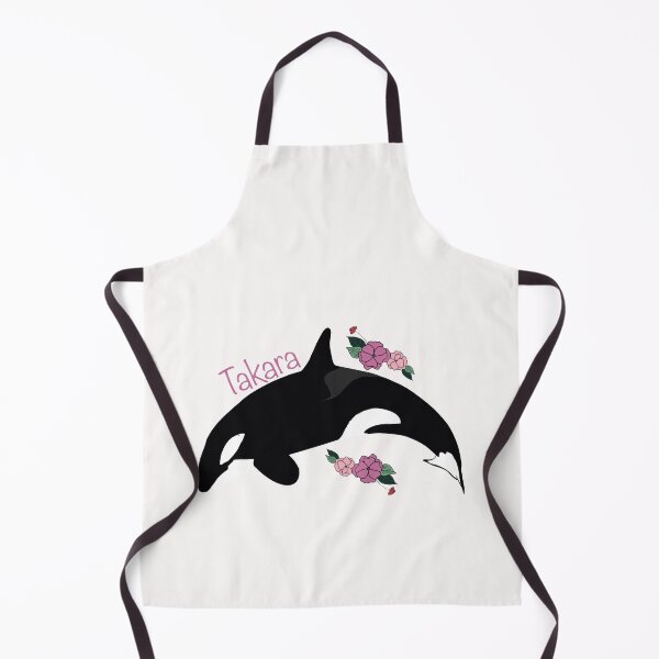 Item preview, Takara the killer whale flower art designed and sold by Animaldesigns24.