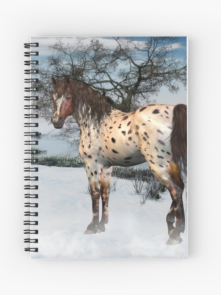 Winter Appaloosa&quot; Journal for Sale by LoneAngel | Redbubble