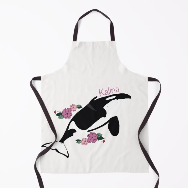 Item preview, Kalina the killer whale flower art designed and sold by Animaldesigns24.