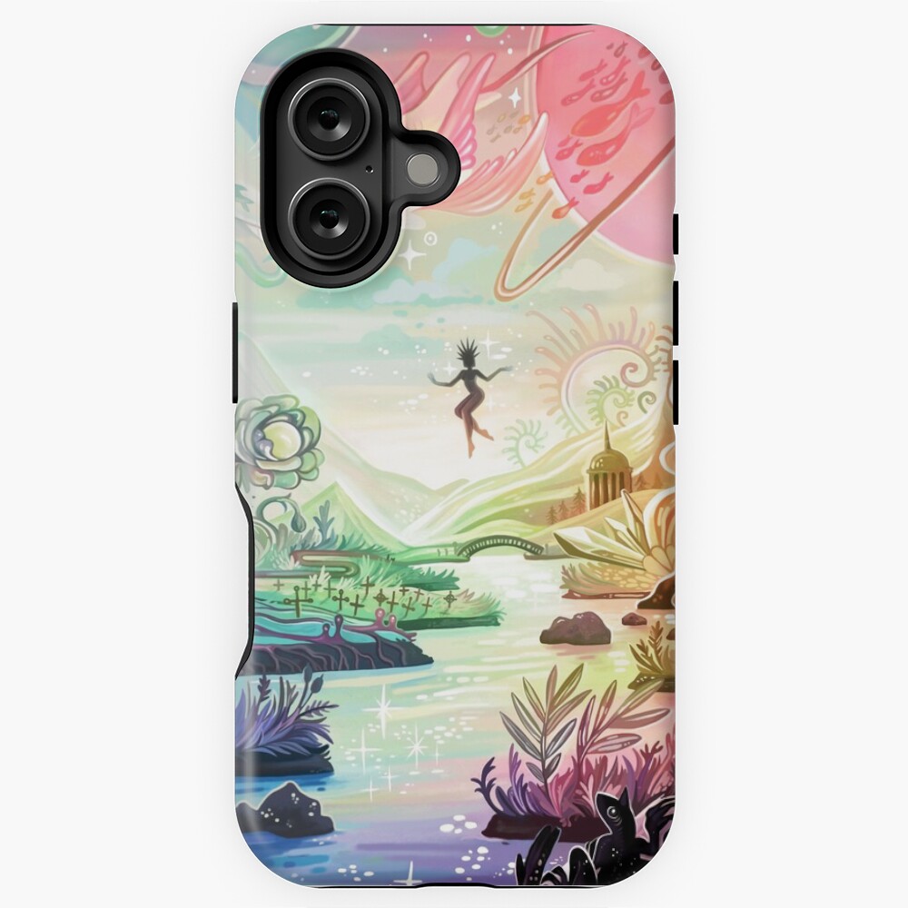 Aperçu de l'œuvre Coque antichoc iPhone créée et vendue par cloudsover31.