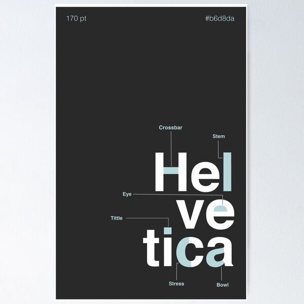 typeface poster