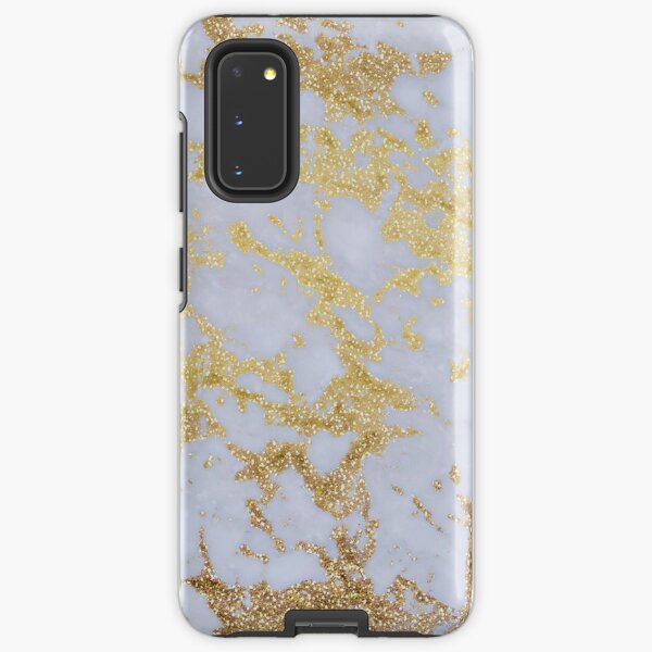 Awesome trendy modern faux gold glitter marble Samsung Galaxy Tough Case