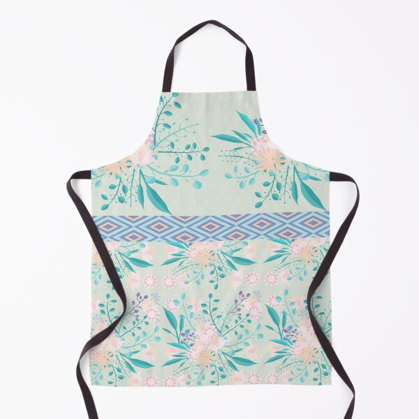Item preview, Shabby Chic Mint Floral designed and sold by famenxt.