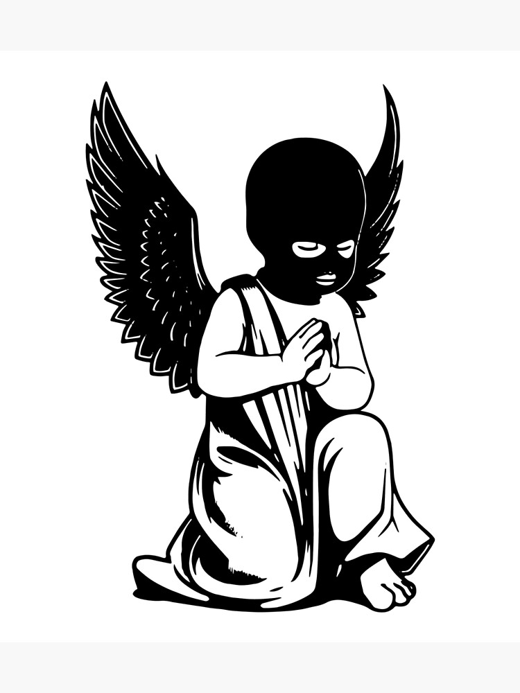 Evil Angel Art Print For Sale By Holo Ray Redbubble