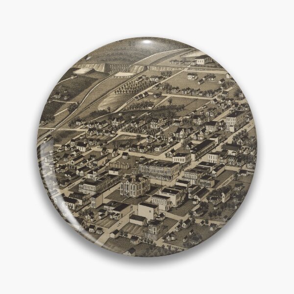 Item preview, Vintage Greenville TX Map (1886) designed and sold by BravuraMedia.