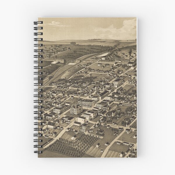Artikelvorschau, Vintage Greenville TX Karte (1886) entworfen und verkauft von BravuraMedia.