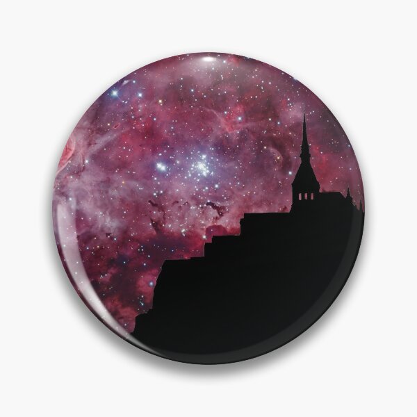 Item preview, Red galaxy and castle silhouette designed and sold by Vane22april.