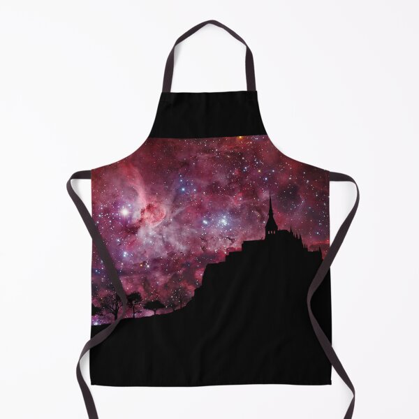 Item preview, Red galaxy and castle silhouette designed and sold by Vane22april.