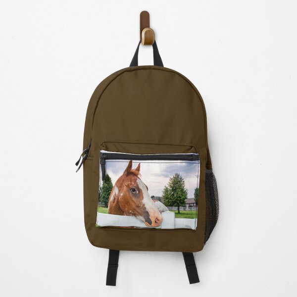 Item preview, bown and white face pony designed and sold by MoreGoodArt.