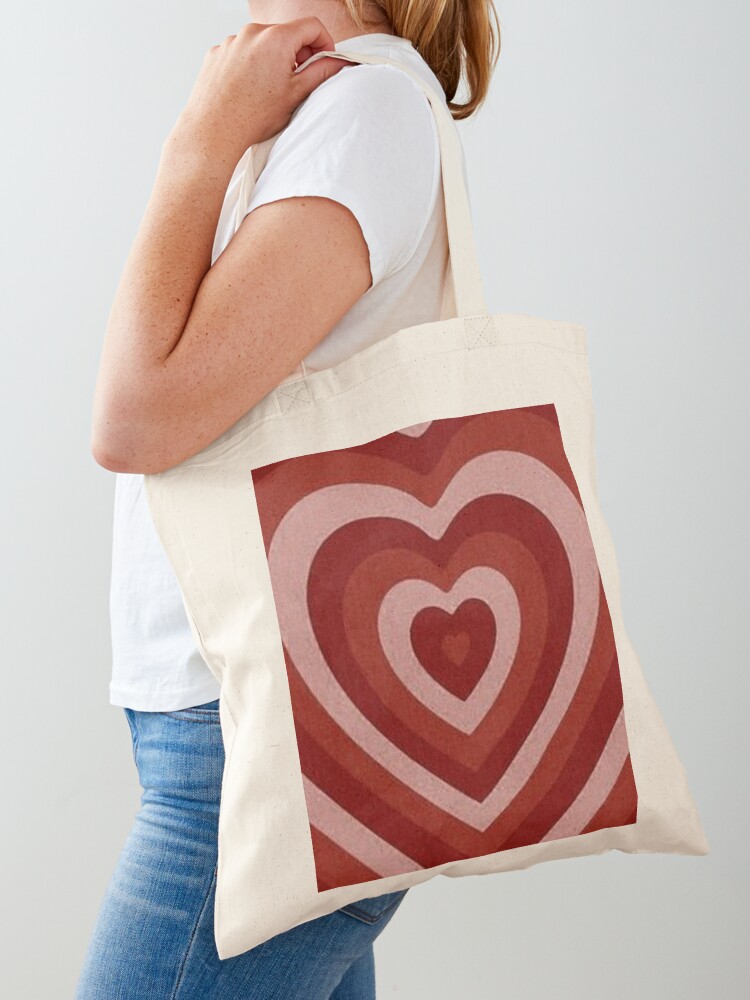 ROSY RED HEART BAG IN RED