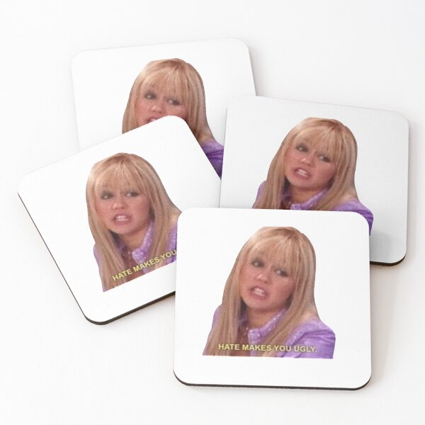 Item preview, "Hate makes you ugly" Hannah Montana Quote designed and sold by Cinderella13.