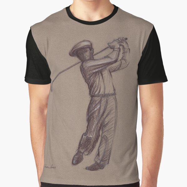 Ben Hogan - pencil drawing of the great golf master Graphic T-Shirt