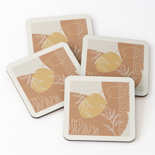 Item preview, Abstract - Neutral Meeting Point 2  in Cinnamon designed and sold by simplydesignart.